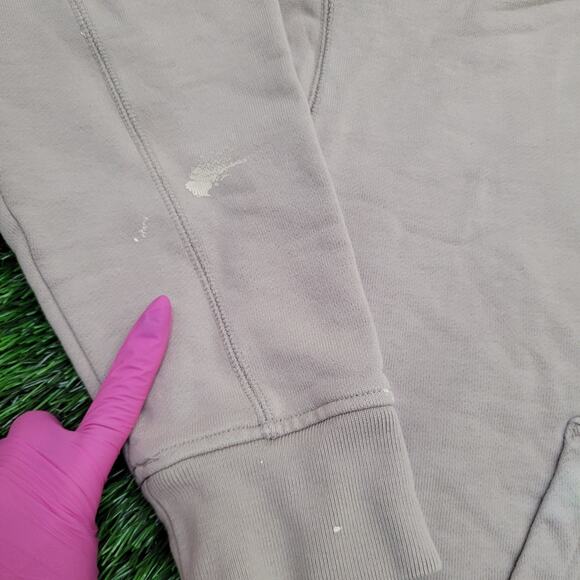 ADIDAS Trefoil Hoodie Womens Small 21x24 Baggy Back-Print - Picture 6 of 16